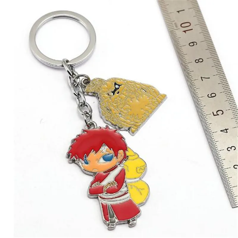 HSIC Anime Naruto llavero Sasuke Uzumaki kawashi Gaara figuras de acción Chaveiro mujeres hombres llavero Cosplay llaveros