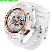 SANDA Brand Electronic Sport Watch Women Watches Ladies Led Digital Wristwatch For Female Clock Montre Femme Relogio Feminino