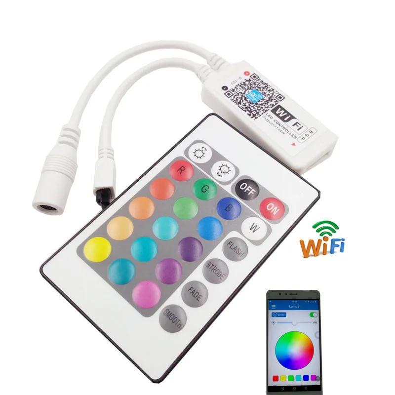 24 Key Remote Led Controller RGB RGBW Led WIFI Controller switch
