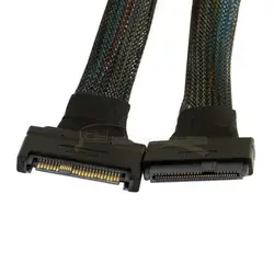 100 шт./U.2 U2 SFF-8639 NVME PCIe кабель SSD мужчин и женщин расширение 50 см 68pin