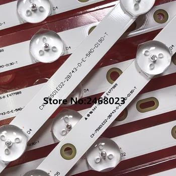 

12pieces/lot for So ny 75" KDL-75W850C LED Backlight strip 750TV07 V1 CX-75S01E02-2B753-0-E-59K-4638-T 5+8led