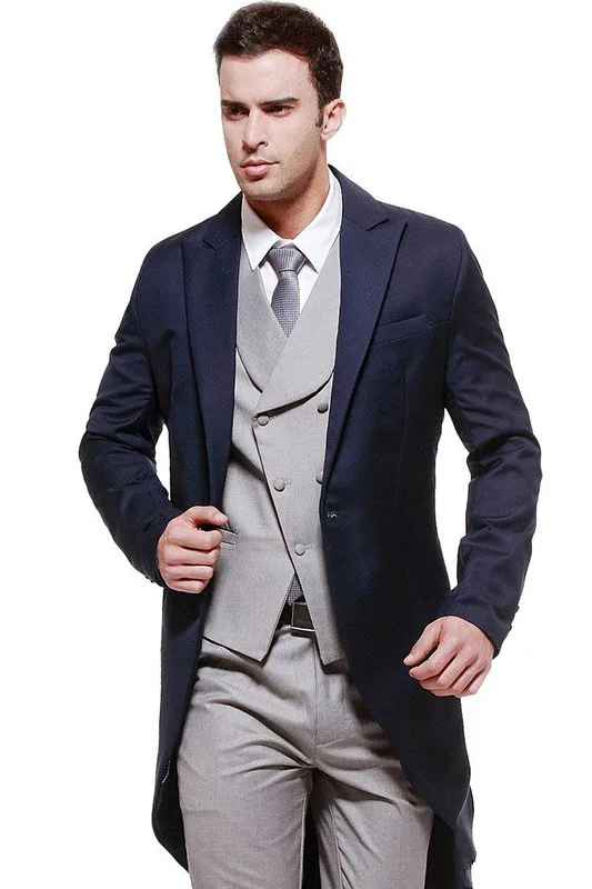 Nuovo Disegno Lungo Giacca da Smoking Tuxedo Abiti Da Sposa uomo Vestito Da  Promenade Vestiti di Affari (Jacket + Pant + Vest + Tie)|mens wedding  suits|mens designer wedding suitsdesigner wedding suits - AliExpress