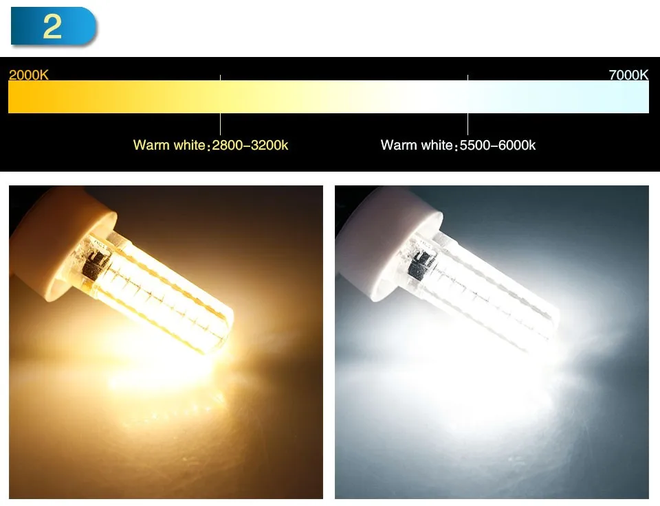 g9 led bulb Silicone lights (11)