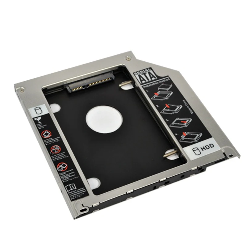 Kebidu 9,5 мм SATA 2nd HDD SSD 2," жесткий диск Caddy адаптер для MacBook Pro Unibody A1278 A1286 A1297 CD rom Оптический отсек