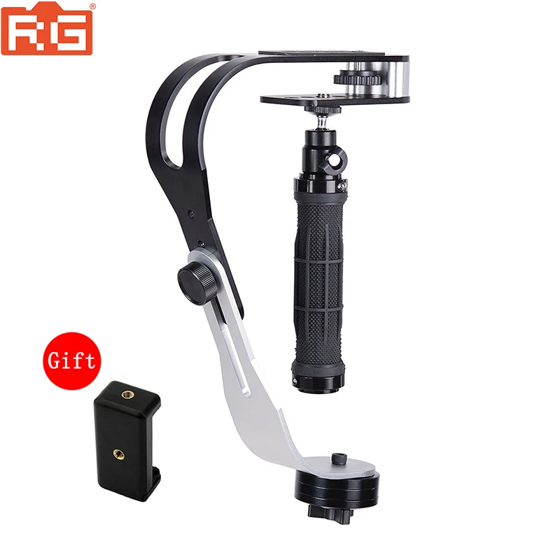 

Mini handheld stabilizer Video Steadicam for Digital Camera HDSLR DSLR Camcorder DV Mobile Phone + Gloves free shipping