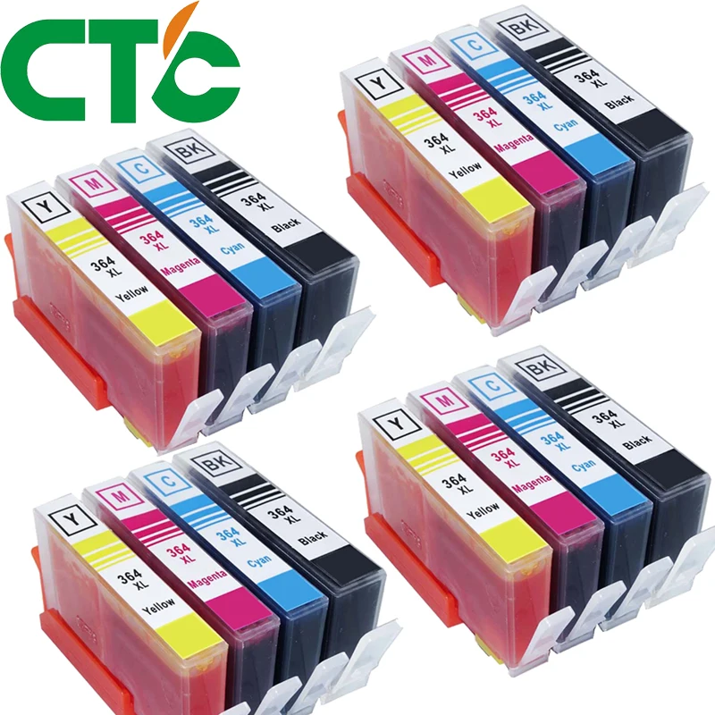 CTC 16 упаковка 364XL совместимая замена чернильных картриджей для 364 xl Deskjet 3070A 5510 6510