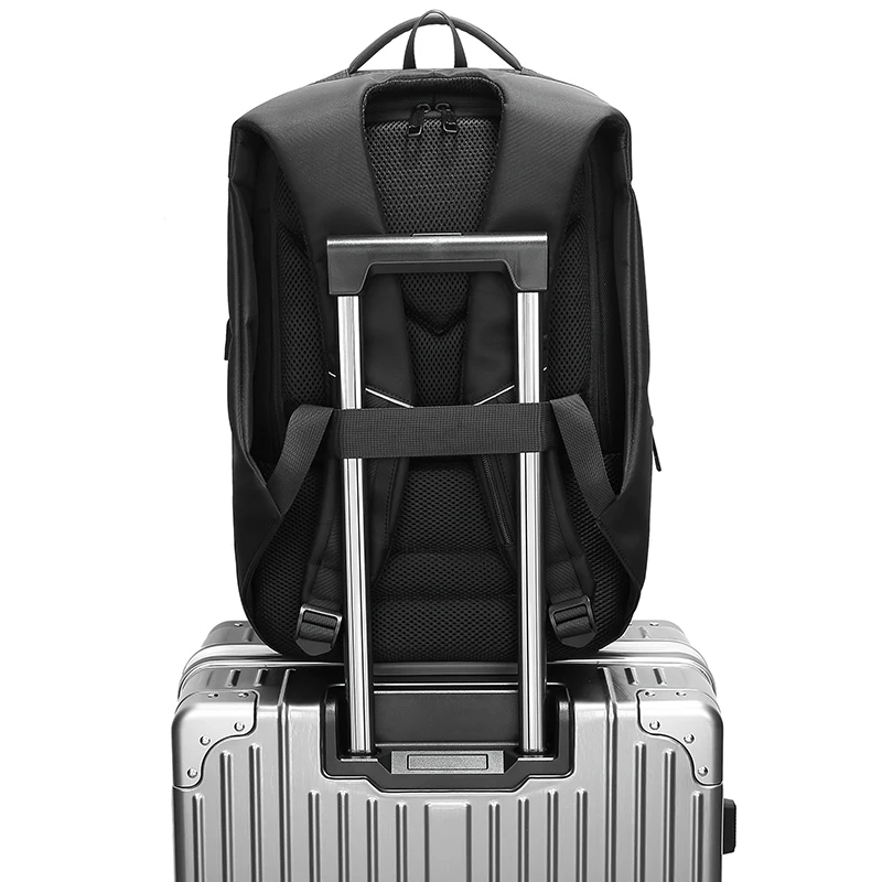 Hombres Mochila de viaje de gran capacidad adolescente hombre Mochila atrás Anti-ladrón bolsa de carga USB 17,3 \ Hombres Mochila de viaje de gran capacidad adolescente hombre Mochila atrás Anti-ladrón bolsa de carga USB 17,3 \