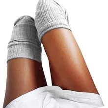 Классические зимние низкие Вязаные гольфы сексуальные низкие Чулочные изделия женские повседневные высокие носки черные носки A75