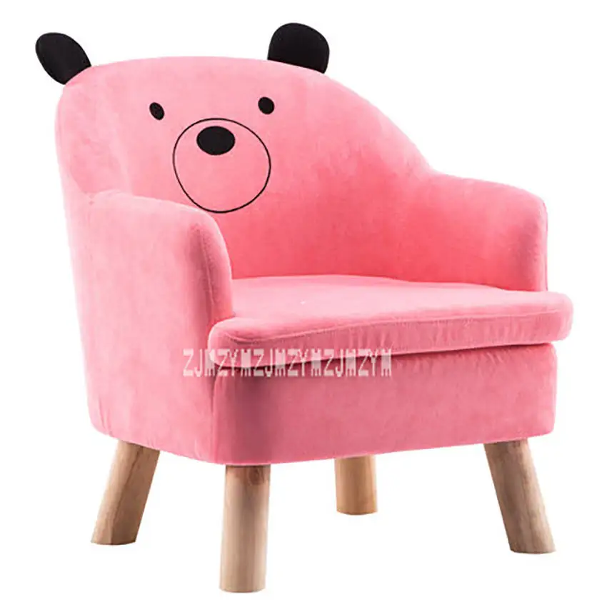 S203 детский ленивый диван животное мультфильм детский диван Съемный Малыш Bean мешок моющийся стул для чтения детская мебель, деревянная рамка - Цвет: C