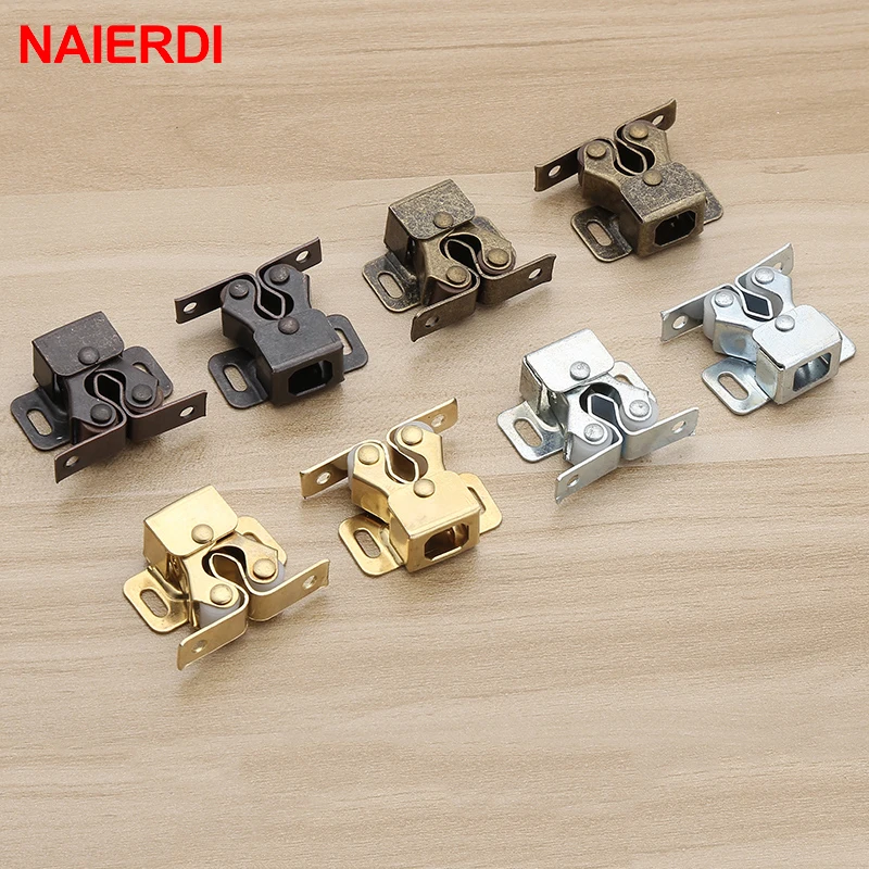 NAIERDI Bag Magnet Cabinet Catches Door Stop Closer Stoppers Damper Buffer For Wardrobe Hardware Furniture Fittings Accessories