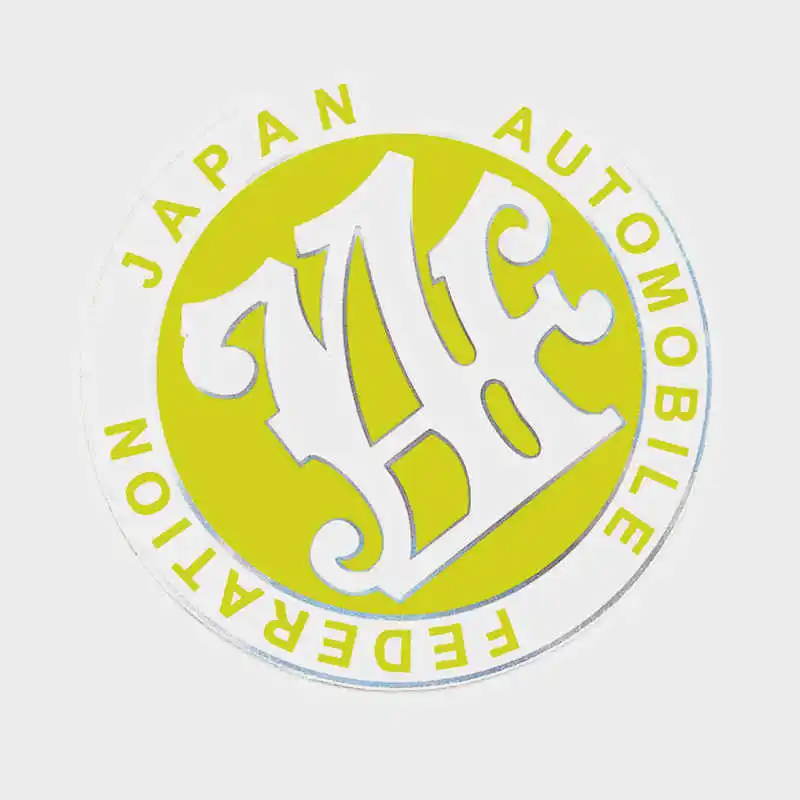 Автомобильный Стайлинг 9x9 см Универсальный зеркальный автомобильный значок для японской автомобильной федерации эмблема JAF эмблемы и аксессуары для автомобиля