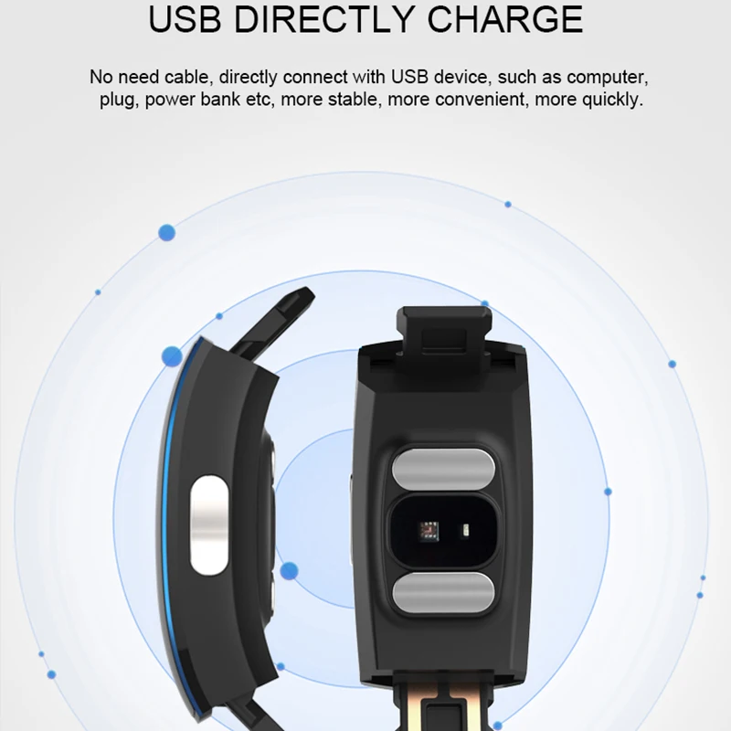 Fentorn P3 Smart Band Support ECG+PPG Blood Pressure Heart rate Monitoring IP67 waterpoof Pedometer Sports Fitness Bracelet