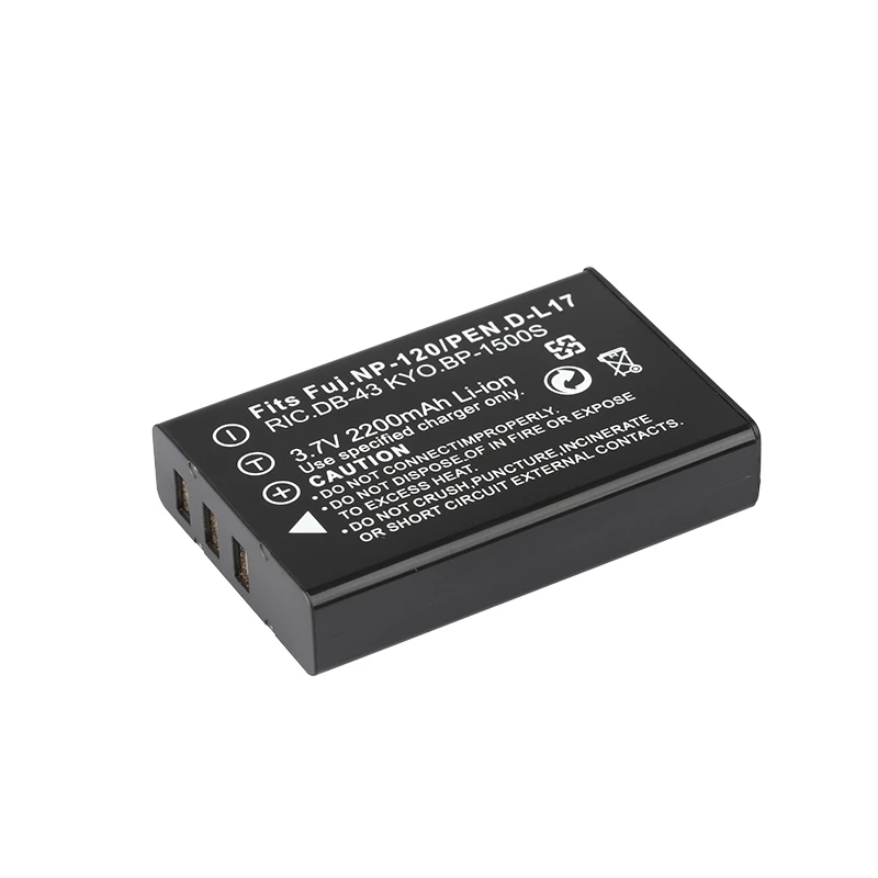 Dinto 2200mAh NP 120 NP120 перезаряжаемая камера Аккумулятор для FUJIFILM Finepix F10 F11 ZOOM фонарей