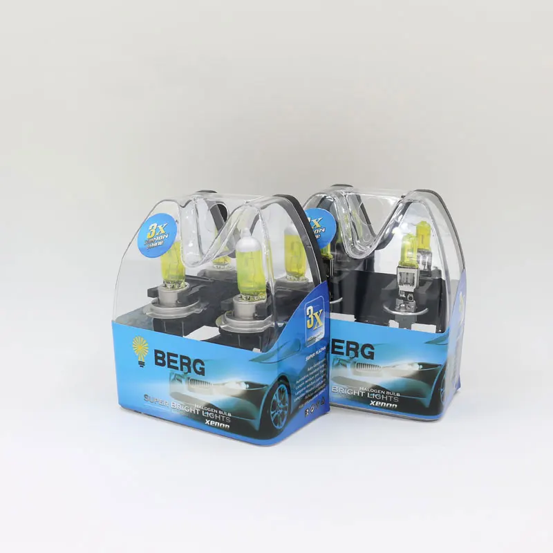 Yellow H7 Halogen Bulb 55W Yellow H1 Halogen Headlight Bulbs 2700k