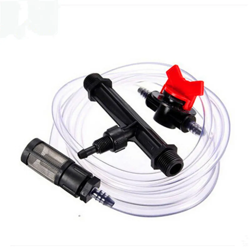 

1/2inch 1inch Suction Assemble and Venturi Injector Set For Liquid Fertilizer Connector Agriculture Garden Water Tube