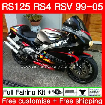 

Body For Aprilia New black RS 125 1999 2000 2001 2002 2003 2005 84SH18 RS4 RS-125 RSV125 RS125 99 00 01 02 03 04 05 Fairings