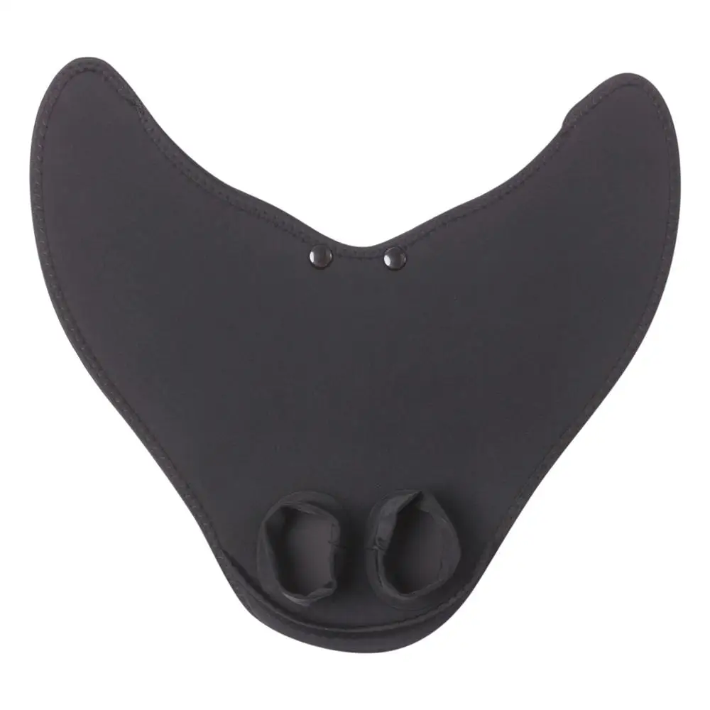 Tanie Dorosły dzieciak płetwy do pływania szkolenia Flipper czarny syrenka pływać Fin pływanie stóp Flipper nurkowanie stóp ogon Monofin dzieci B28187AD