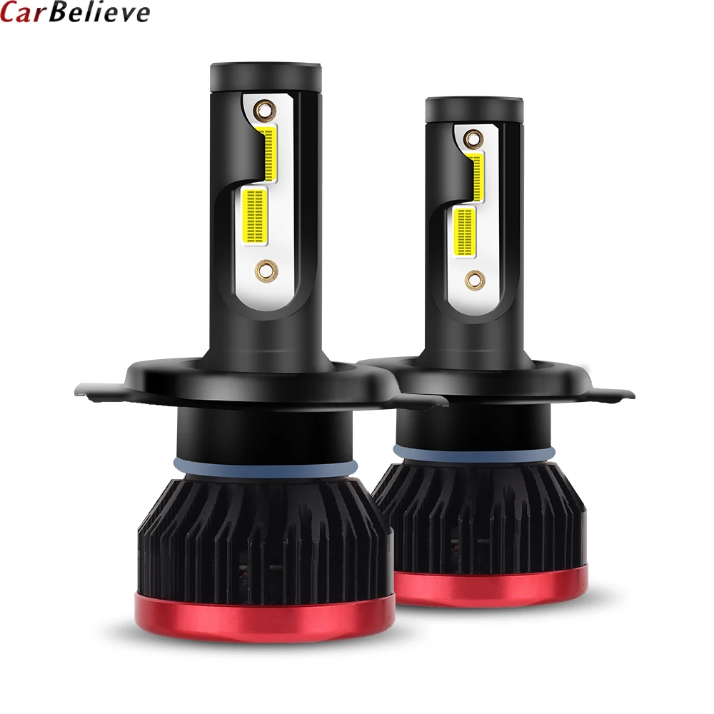 

2PCS LED H7 H4 LED Headlight Bulbs 20000LM/set 50W Mini H11 LED HB3 HB4 H8 Car Lights DOB Chip Hi lo Headlamp Fog Light 12v 24v
