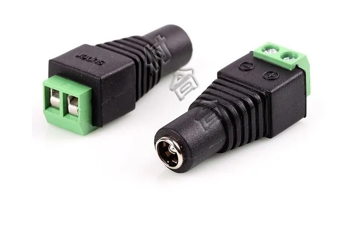 Бесплатная доставка Гарантировано 100% 100 шт 5 5x2 1 мм CCTV DC питания Женский Разъем