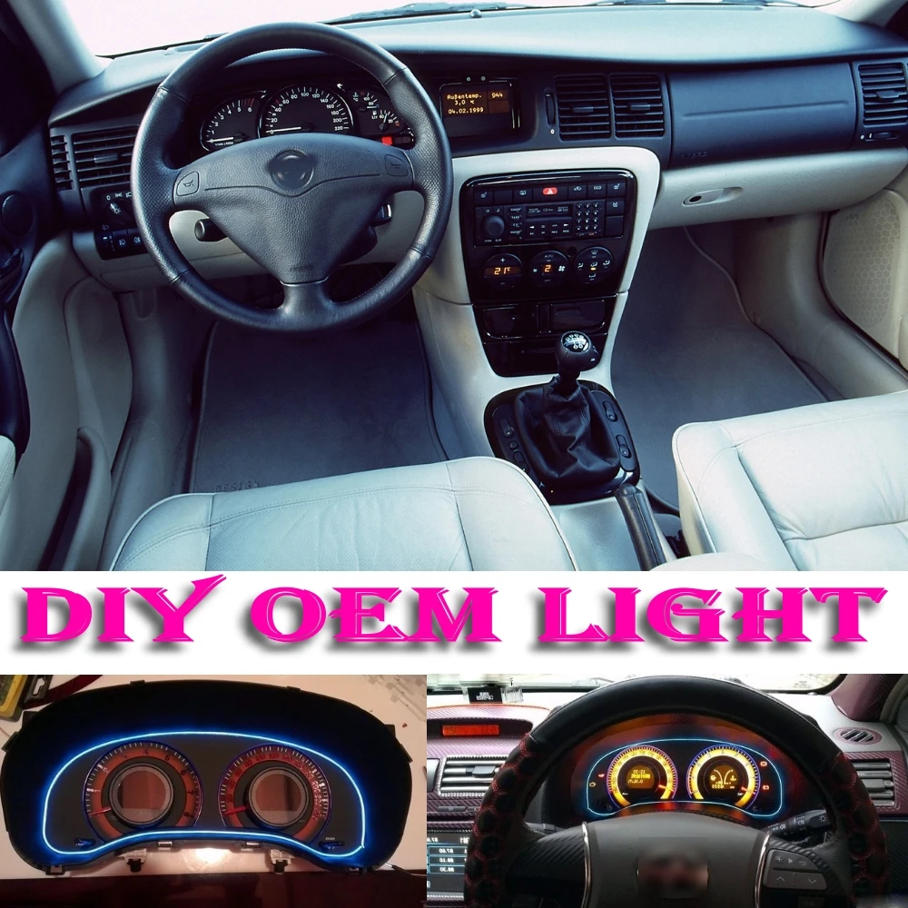 Car Atmosphere Light Flexible Neon Light El Wire Interior Light