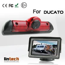 For Ducato Car Sony CCD Brake Light camera with 4.3 inch monitor