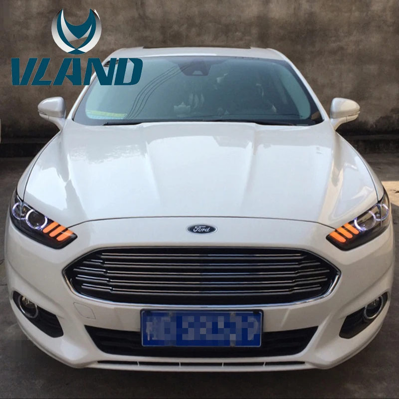 Vland Factory автомобильные аксессуары головная лампа для Ford Mondeo Fusion- светодиодный головной светильник дизайн Plug and Play