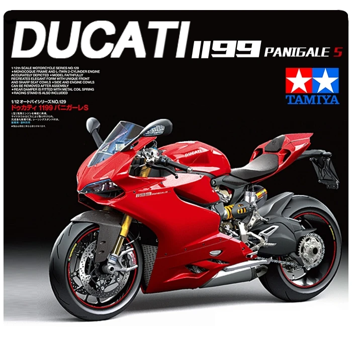 Tamiya 1/12 motos Ducati 1199 Panigale S Moto Model Kit 