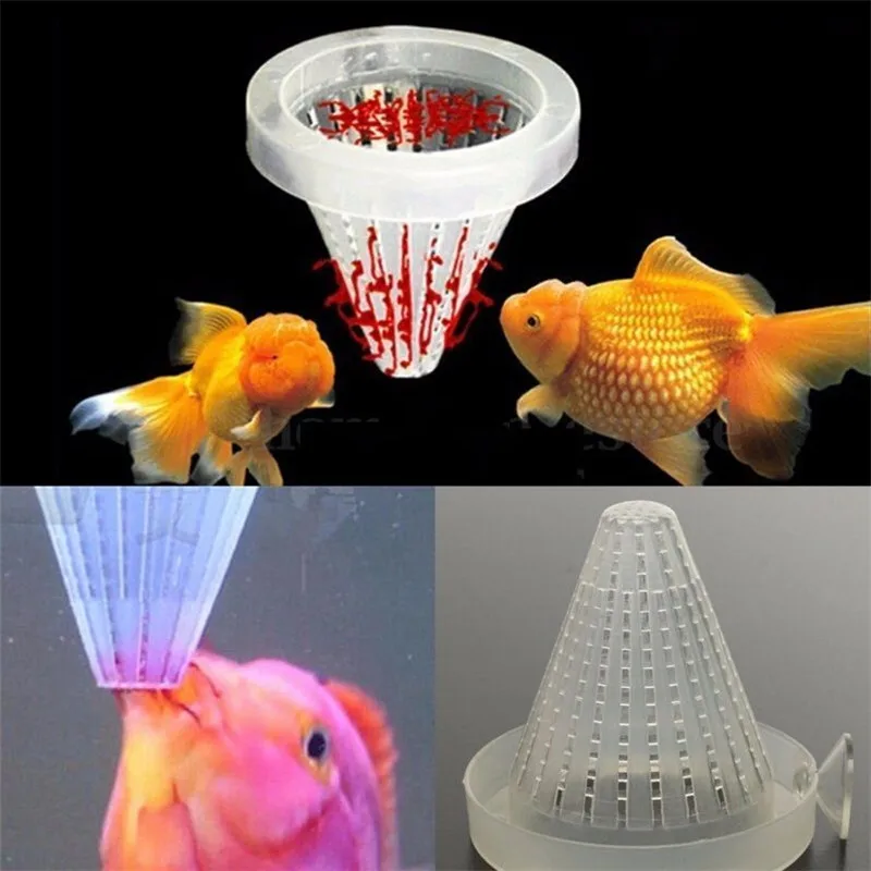 Fish Aquariums New Aquarium Basket Feeder Fish Food Live Worm