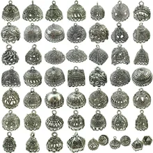 No.1-No.19 2 шт. Ретро Серебряный туфли-лодочки с филигранными и подвеской из Кепки моды ювелирных изделий Ремесла