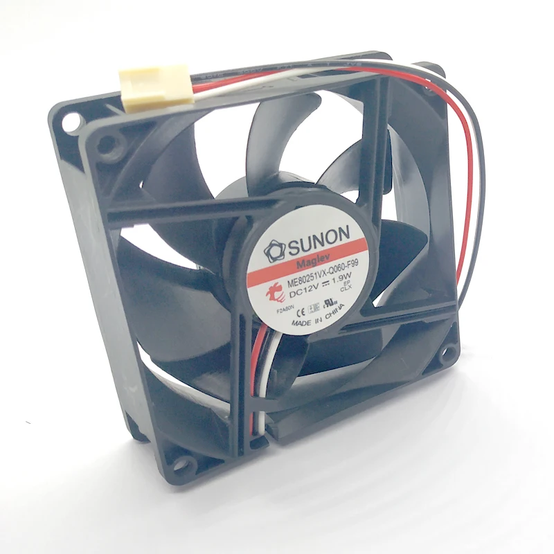 Sunon ME80251VX-Q060-F99 AC/DC 12V 1 9 W 8025 80x80x25mm 3-8 см вентилятор охлаждения | Компьютеры и офис