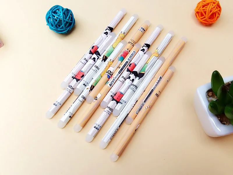 6 шт./лот милый ластик для стирающиеся ручки мультфильм двойной головкой резиновые ластик для детей канцелярские подарок довольно Офис
