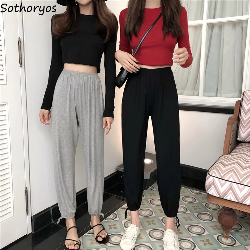 

Women Sets Slim Trendy High Waist Solid Color Retro Korean Style Long Sleeve Womens Set Sweet All-match Harajuku Chic Students