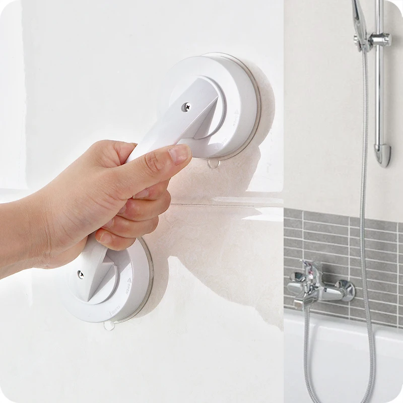 High quality bathroom Grab Bar Handle Vacuum Sucker Suction Cup