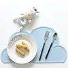 Cloud/Square Shape Placemat Kids Plate Mat Food Grade Silicone Table Pad Waterproof heat insulation Kitchen gadget Easy Cleaning ► Photo 2/6