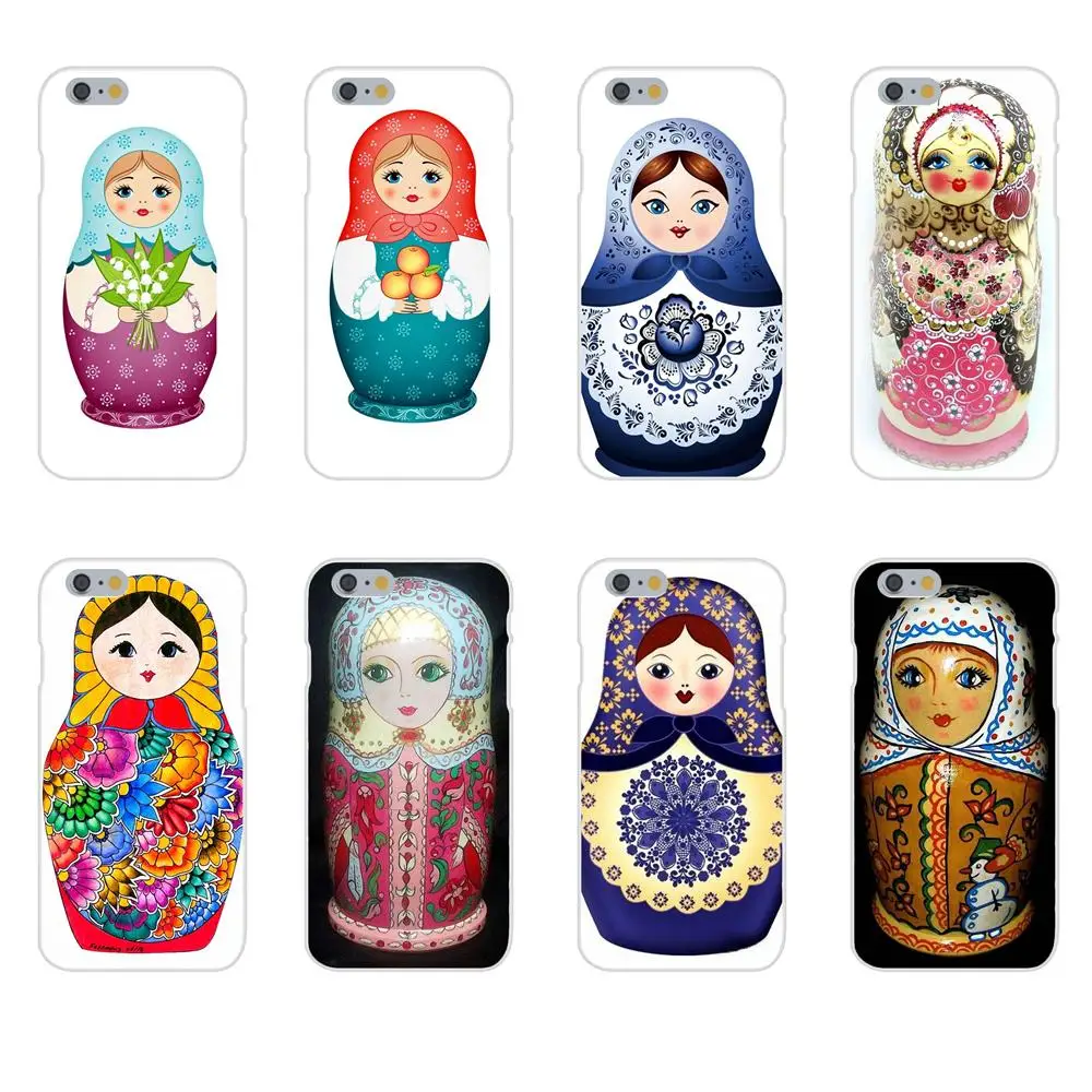 Мягкий ТПУ чехол для Apple iPhone X XS Max XR 4 4S 5 5C 5S SE 6 6S 7 8 Plus русские куклы матрешка |