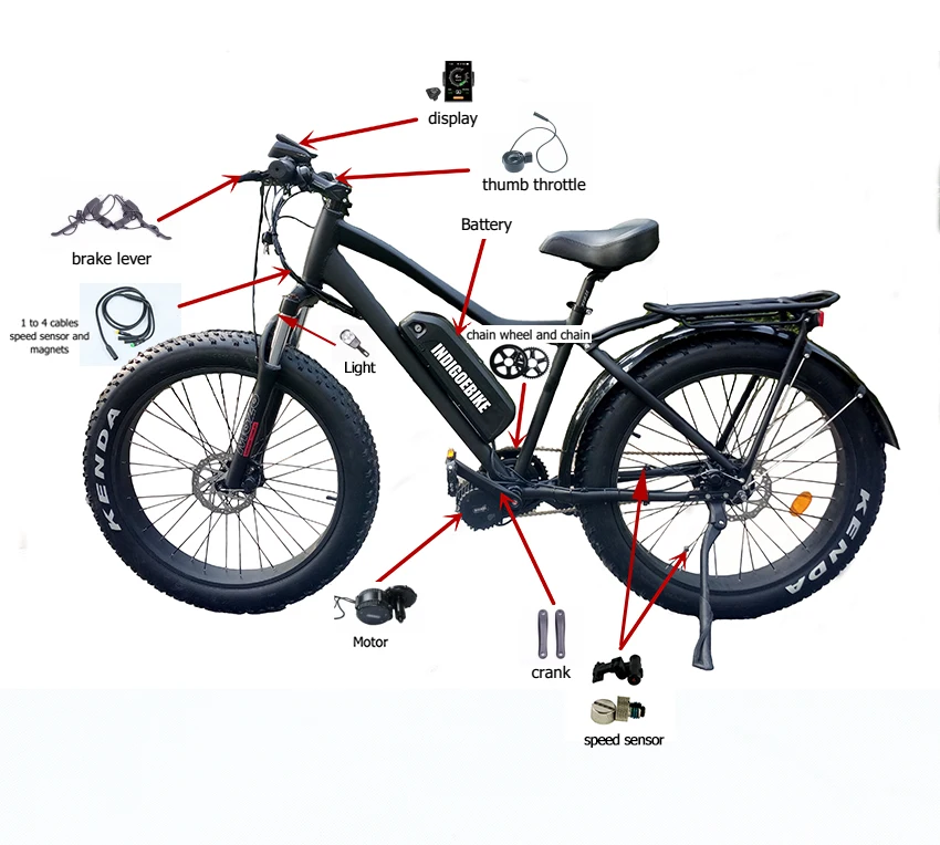 36V250W Bafang BBS01 e набор для велосипеда, набор для преобразования электровелосипеда, 8FUN двигатель для велосипеда, комплект для электрического велосипеда, 250 Вт, двигатель среднего цикла