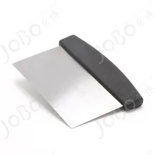 Нержавеющая сталь скребок для теста для пиццы резак Кухня муки печенье торт инструмент весы