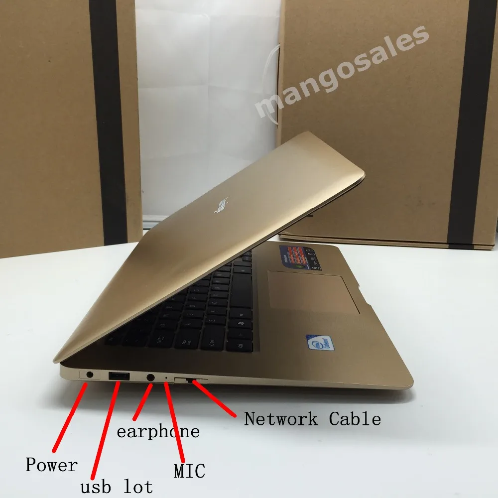 8GB Ram+128GB SSD+1000GB HDD Ultrathin Quad Core J1900 Fast Running Windows7 system Laptop Notebook Computer, free shipping