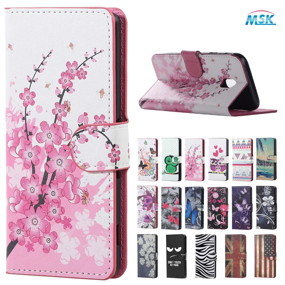 Filp cover for Samsung Galaxy J3 2017 J320 SM-J330FN/J330N/J330F leather case Dual SIM SM-J330F/DS phone | Мобильные телефоны и