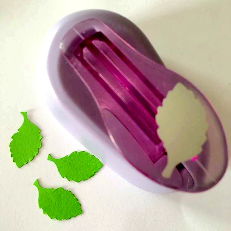 1'' leaf punch 25mm diy craft hole puncher paper punches eva cutter