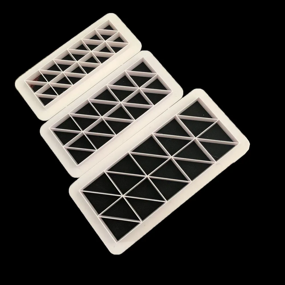 

Geometric plastic mold fondant embossed cake mold chocolate fudge tool 020030