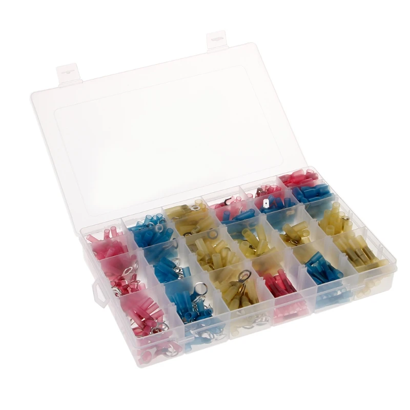 480 Pcs Waterproof Heat Shrink Wire Connector Assortment Automotive