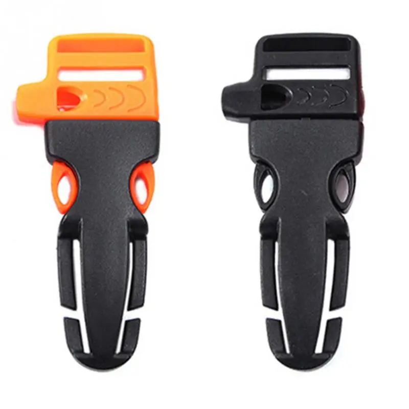 

5Pcs/Set Paracord Bracelet Buckles with One Whistle Outdoor Camping Emergency Paracord Whistle Buckles for Paracord Bracelet