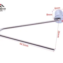 10 шт./лот с цинковым покрытием 65mn сталь весны трубки Пружинные зажимы 6 мм diameterX8mm высота 25 мм трубки