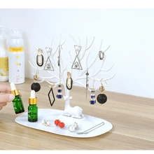 Стеллаж для хранения ювелирных изделий с олененком стеллаж для ювелирных изделий Вешалка браслет серьги кулон инструмент для хранения ювелирных изделий