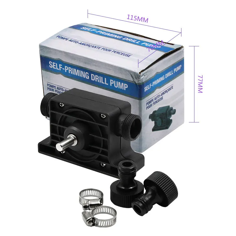 

Portable Pump Mini Electric Drill Drives Large Flow Pump The Pump Pump Comes Standard With Two Connectors for Drill Chucks