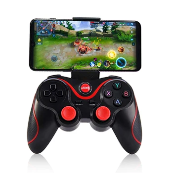 

pubg controller T3 Bluetooth Wireless Joystick Gamepad Game Controller Bluetooth Joystick For Mobile Phone Tablet TV Box Holder