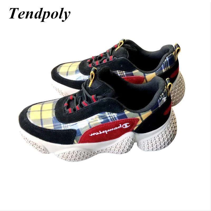 

New fashion color matching trend women's shoes spring autumn models sell like hot cakes Korean version of the tie casual shoes