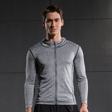 Мужская куртка для бега, свитера, компрессионные колготки, фитнес-упражнения, Спорт на открытом воздухе, футбол, тренажерный зал, беговые пробежки, куртки