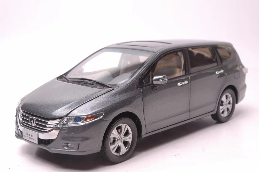 

1:18 Diecast Model for Honda Odyssey 2013 Gray MPV Alloy Toy Car Miniature Collection Gifts Van